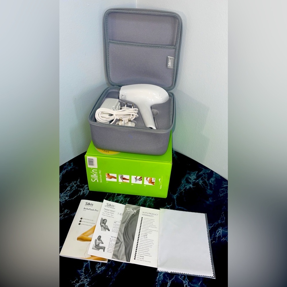 Silk’n BellaFlash Pro IPL Laser Permanent Hair Removal System Device Women Men